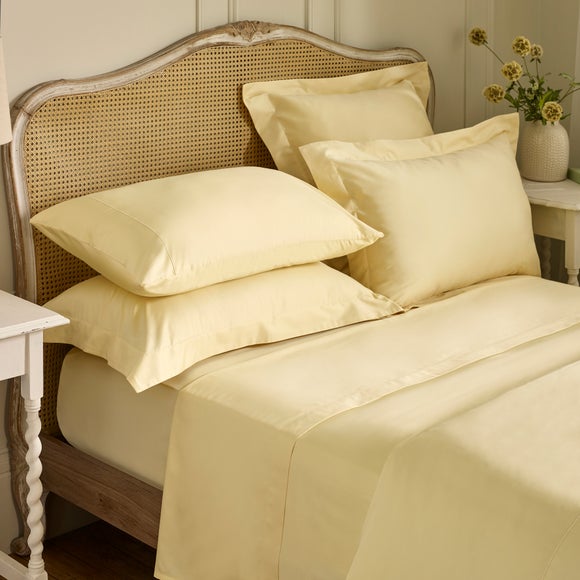 Dorma Luxe Egyptian Cotton Sateen Cuff Pillowcase