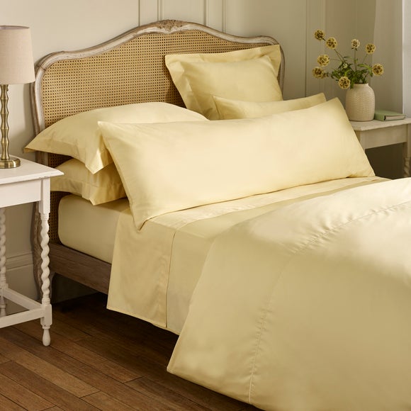Dorma Luxe Egyptian Cotton Sateen Bolster Pillowcase