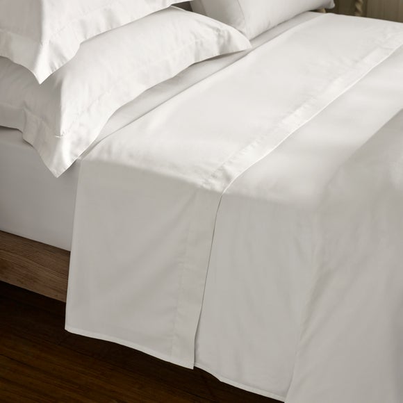 Dorma Luxe Egyptian Cotton Sateen Flat Sheet