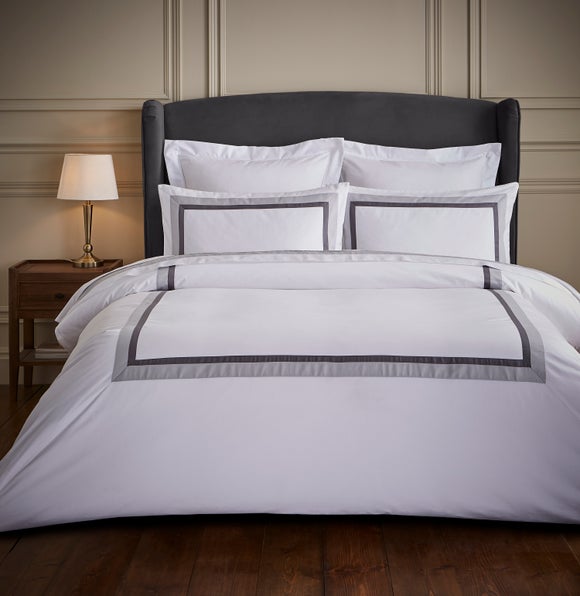 Dorma Alderton 100% Cotton Sateen Duvet Cover & Pillowcase Set