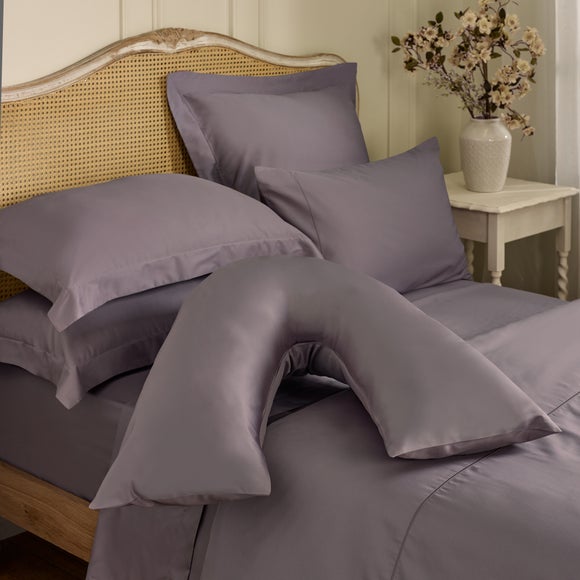 Dorma Luxe Egyptian Cotton Sateen V-Shaped Pillowcase