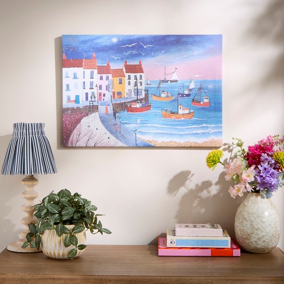 Coastal Harbour Canvas