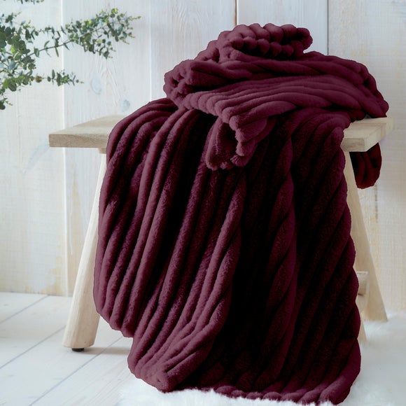 Click to view product details and reviews for Appletree Morritz Faux Fur Throw Blanket 130cm X 180cm.