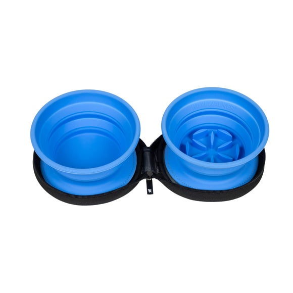 Kiwi Walker Double Travel Dog Bowl