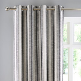 Salvage Stripe Eyelet Curtains