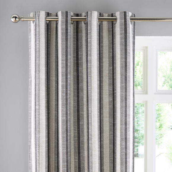 Salvage Stripe Eyelet Curtains
