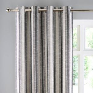 Salvage Stripe Eyelet Curtains