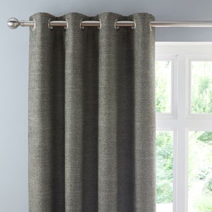 Churchgate Swithland Herringbone Eyelet Curtains -blackout Thermal Available-