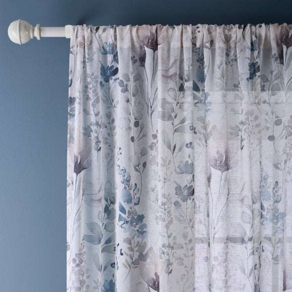 View Floral Bloom Slot Top Voile View Floral Bloom Slot Top Voile