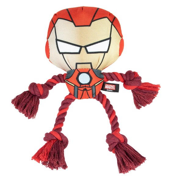 For Fan Pets Avengers Iron Man Disc Dental Cord Dog Toy