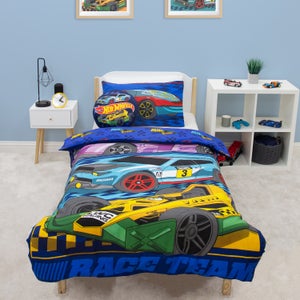 Hot Wheels Motorway Reversible Duvet Cover & Pillowcase Set