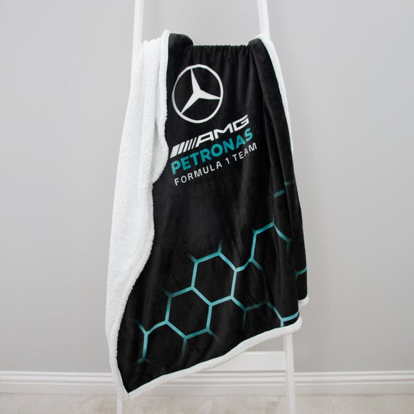 Mercedes Fleece Sherpa Blanket