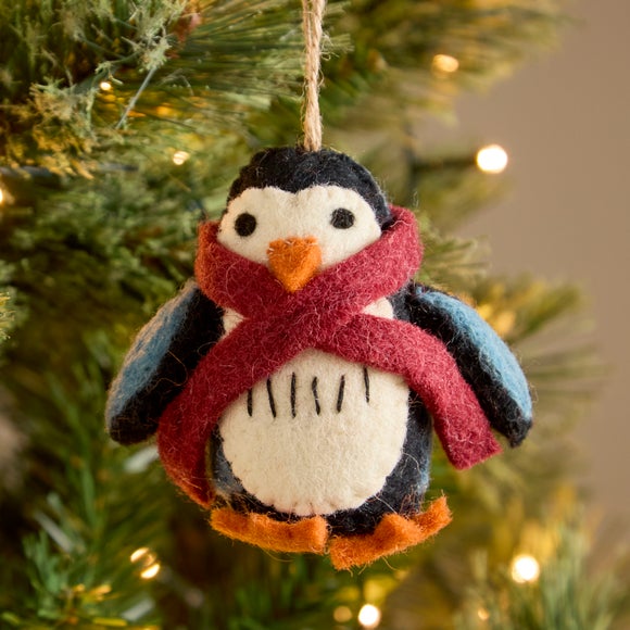 Felt Penguin Hanging Decoration