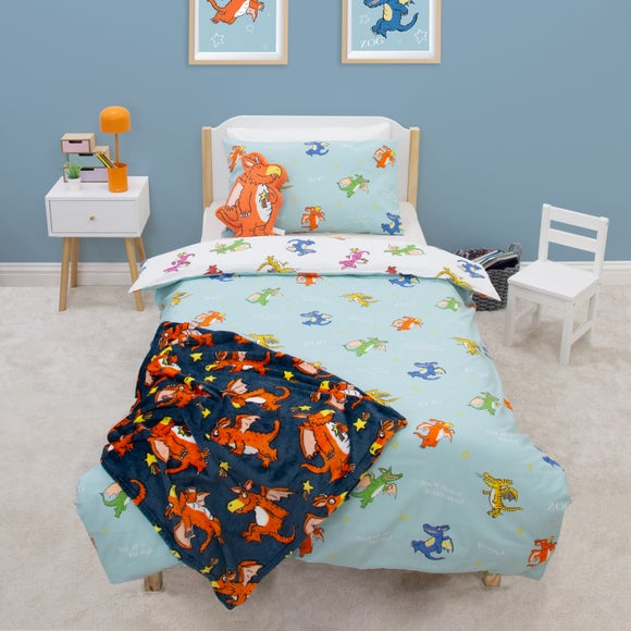Zog Stars Reversible Duvet Cover & Pillowcase Set