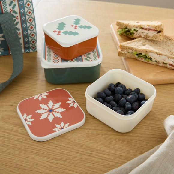 Set of 3 Alipine Snack Boxes