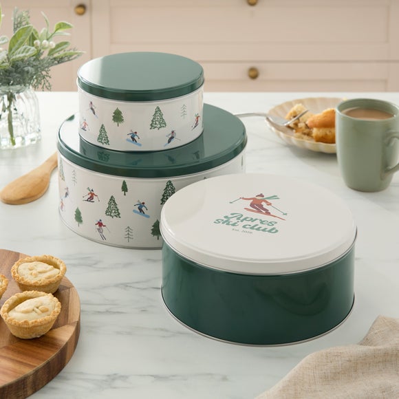 Set of 3 Alpine Nesting Cake Tins