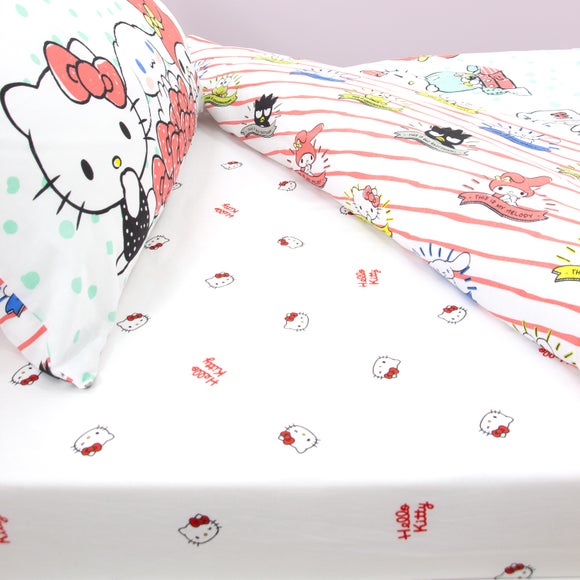 Hello Kitty Sleepover Fitted Sheet