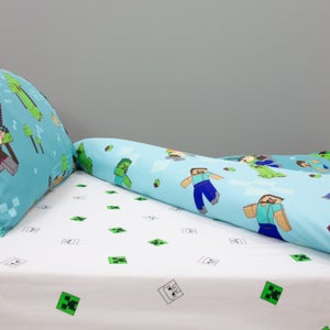 Minecraft Grids Fitted Sheet