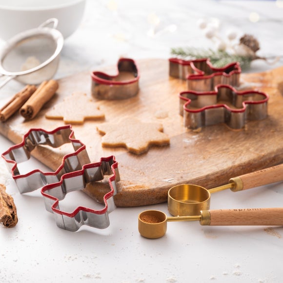 Set of 5 Christmas Cookie Cutters