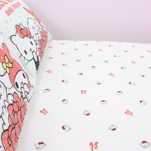 Hello Kitty Sleepover Fitted Sheet