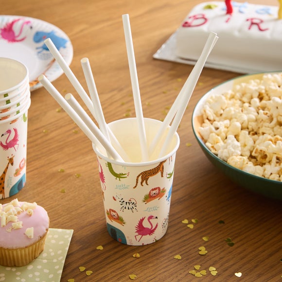View Pack Of 100 Swantex Paper Straws View Pack Of 100 Swantex Paper Straws