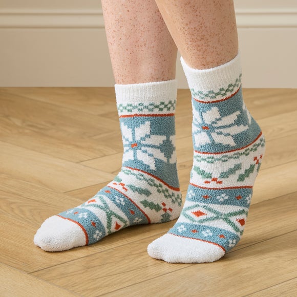 Fair Isle Cosy Socks