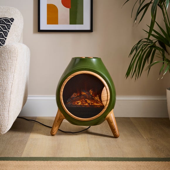 Chiminea Style Flame Effect Stove