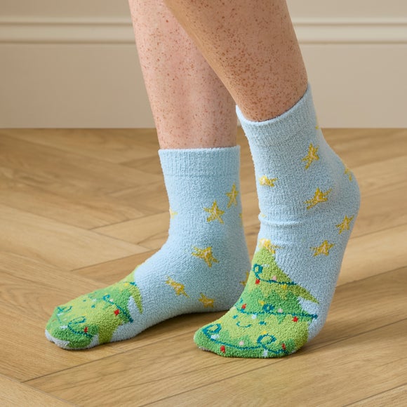 Christmas Tree Cosy Socks