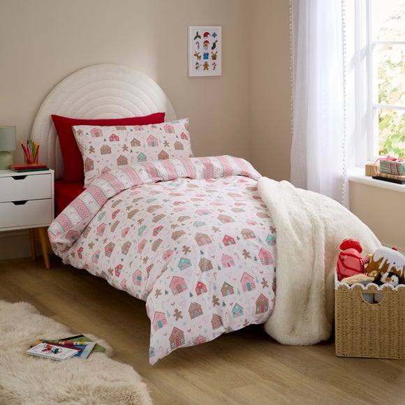 Gingerbread Duvet Cover and Pillowcase Set