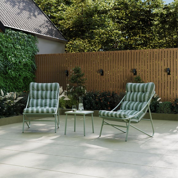 View Stripe Cushion Bistro Set View Stripe Cushion Bistro Set