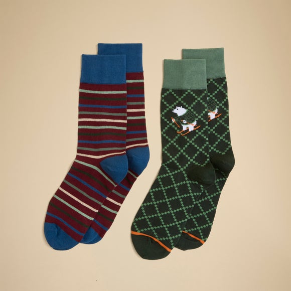 Set of 2 Polar Bear Cotton Socks
