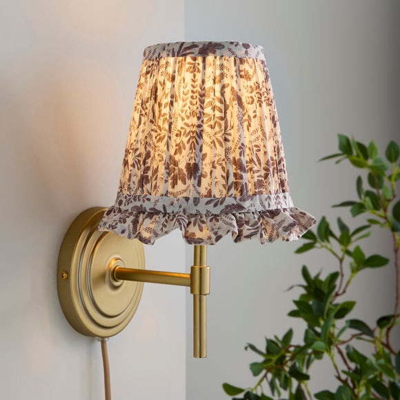 Autumn Leaf Ruffle Candle Shade