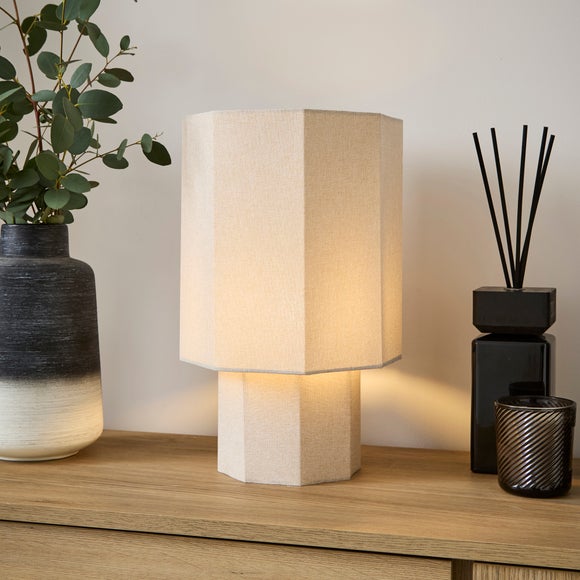Octagon Luna Table Lamp