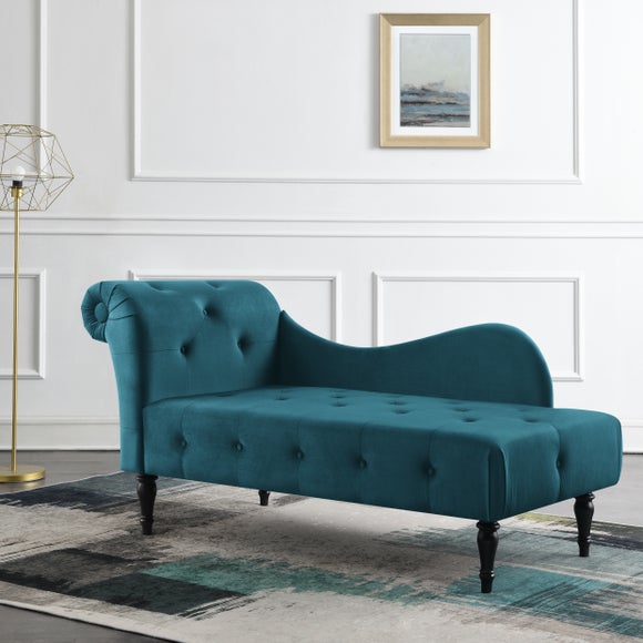 Return - Wisteria Velvet Chaise Lounge