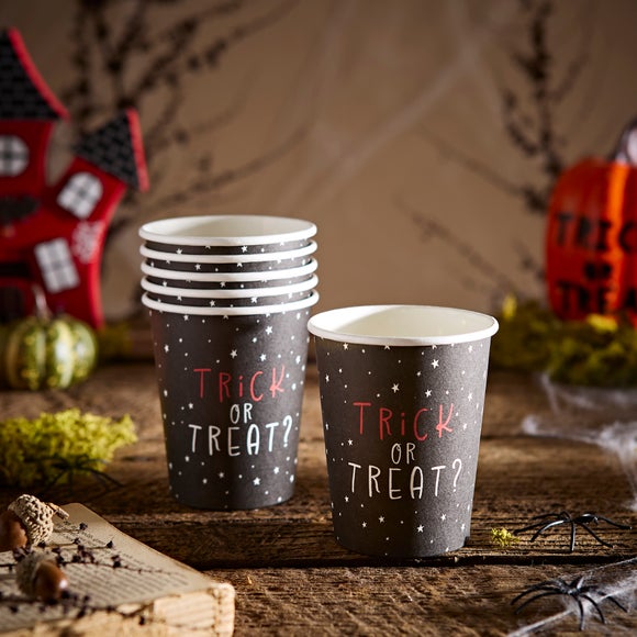 Pack of 6 Trick or Treat Paper Cups