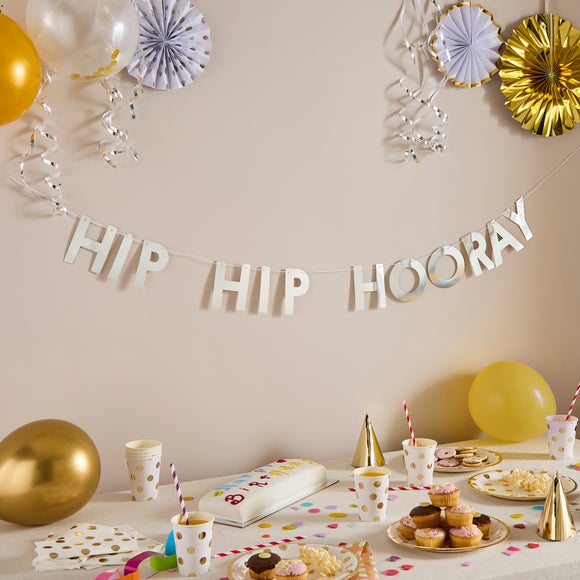 View Hip Hip Hooray Paper Bunting View Hip Hip Hooray Paper Bunting