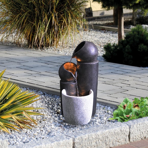 View Three‑tier Cascading Bowls Water Feature View Three‑tier Cascading Bowls Water Feature