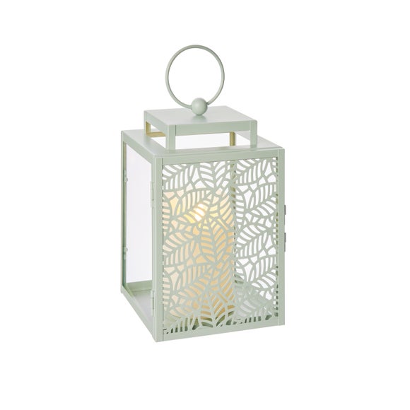 View Metal & Glass Lantern View Metal & Glass Lantern