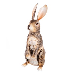 Standing Metal Rabbit Garden Ornament