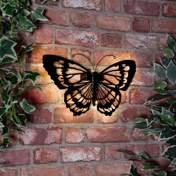 Solar Metal Butterfly Wall Panel