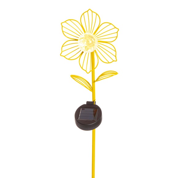 View Solar Metal Flower Garden Stake View Solar Metal Flower Garden Stake