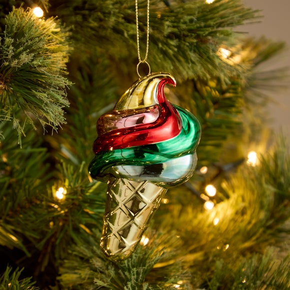 Ice Cream Shatterproof Hanging Decoration
