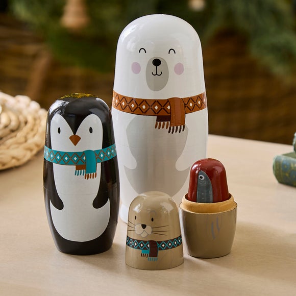 View Alpine Character Stacking Dolls View Alpine Character Stacking Dolls