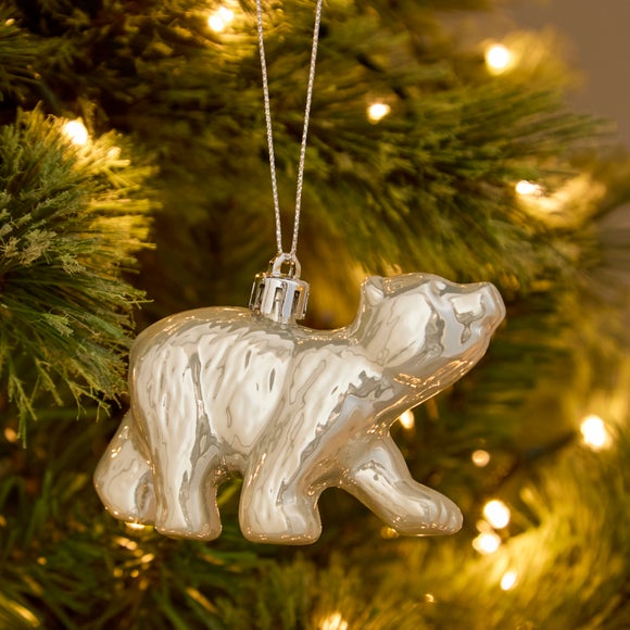 Polar Bear Shatterproof Hanging Decoration