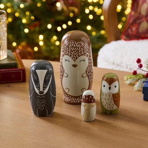 Woodland Animal Stacking Dolls