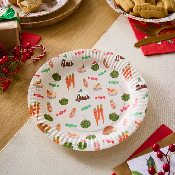 Pack of 6 Foodie Paper Plates