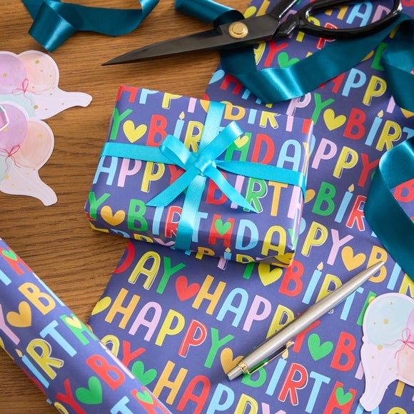 3m Happy Birthday Wrapping Paper