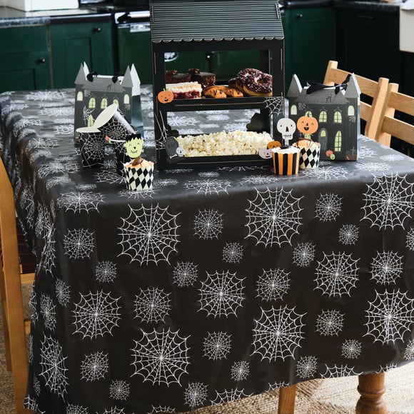 Hootyballoo Halloween Party Tablecloth