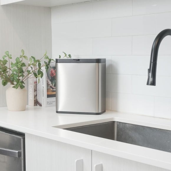 View Eko Puro 7l Stainless Steel In Cupboard Bin View Eko Puro 7l Stainless Steel In Cupboard Bin