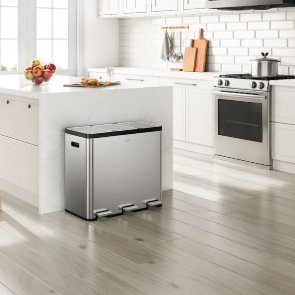 EKO Ecocasa Stainless Steel Recycling Bin